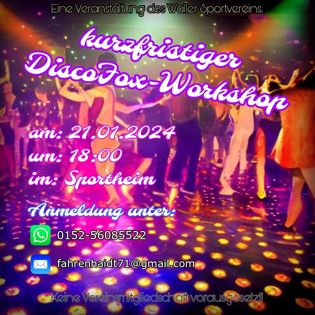 Workshop Disco Fox